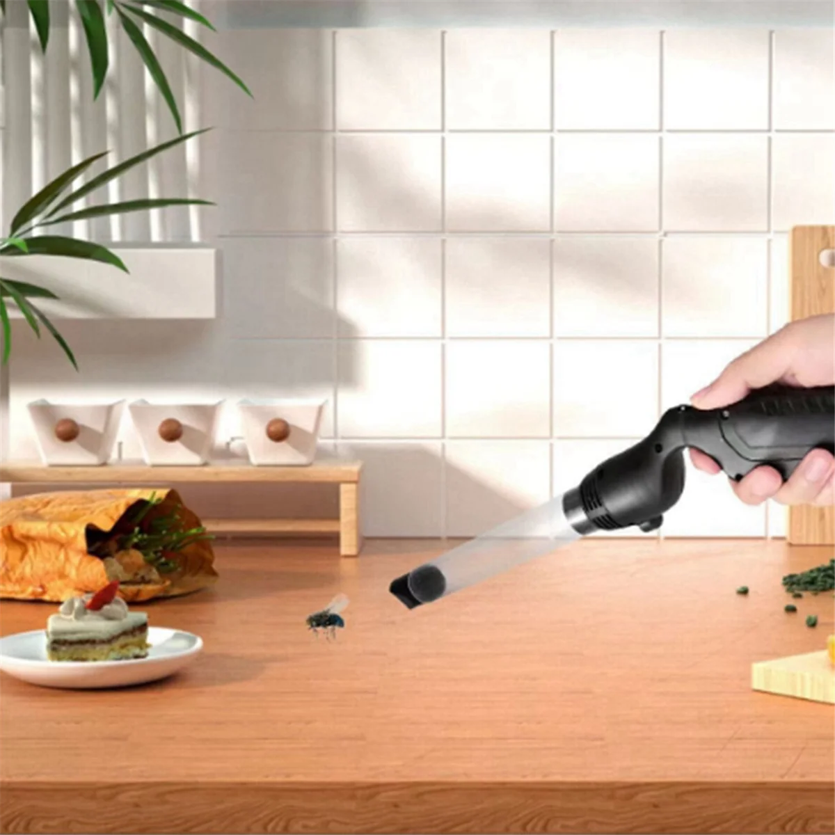 Apanhador de insetos portátil a vácuo do coletor de aranha com controle do tubo de sucção para controle de insetos domésticos