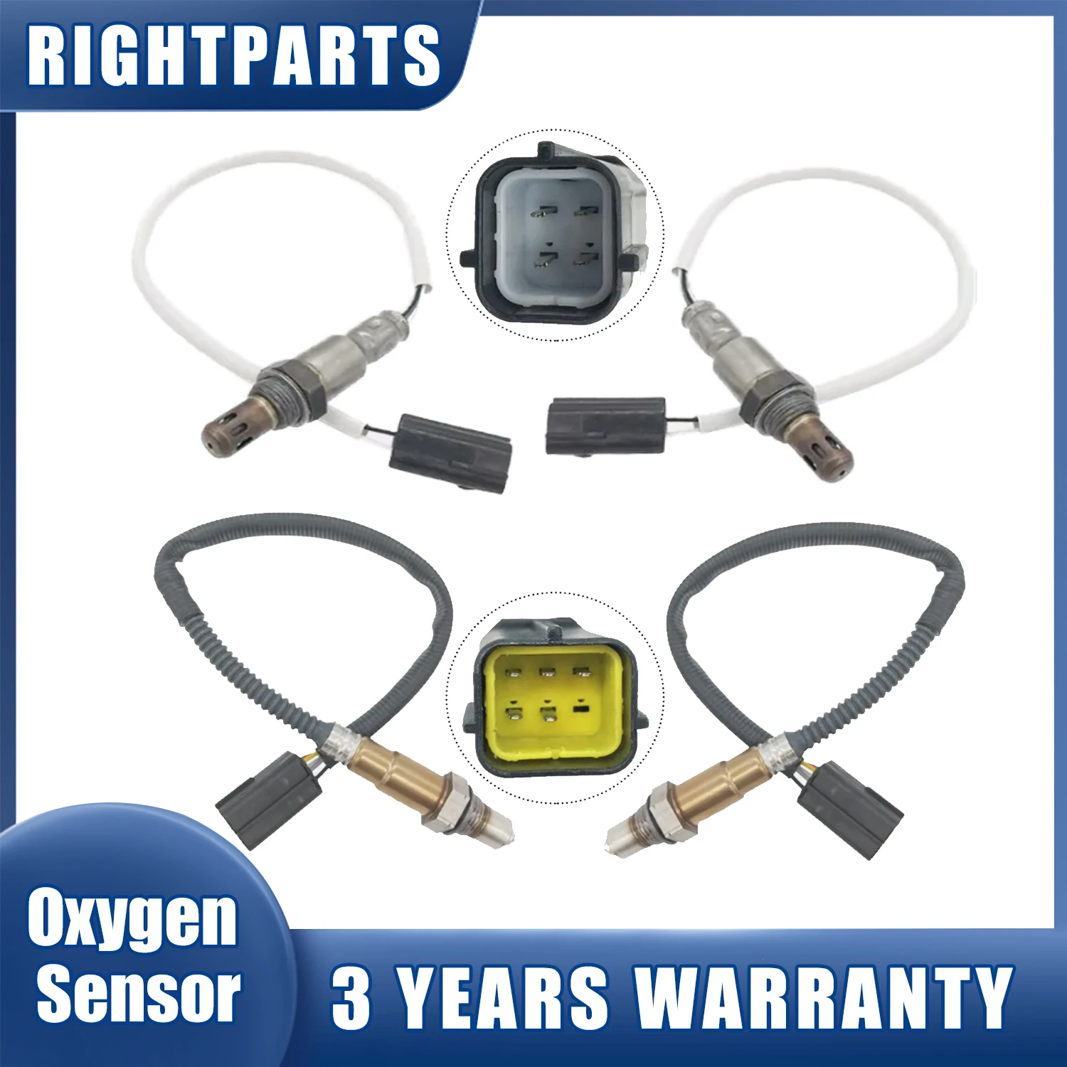 234-4381 234-5095 Upstream+Downstream Oxygen O2 Sensor For QX56 5.6L 2011 2012 2013 QX80 5.6L 2014 22693-1LA0C 22690-ED000 4PCS