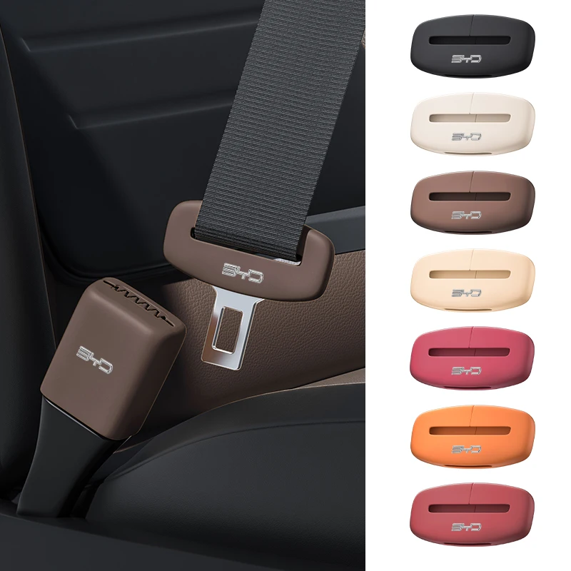 

Car Silicone Seat Belt Buckle Anti-scratch Protector Cover Accessories For BYD F0 S6 F3 E6 I3 S7 G3 E5 G6 L3 F6 S8 M6 F3R