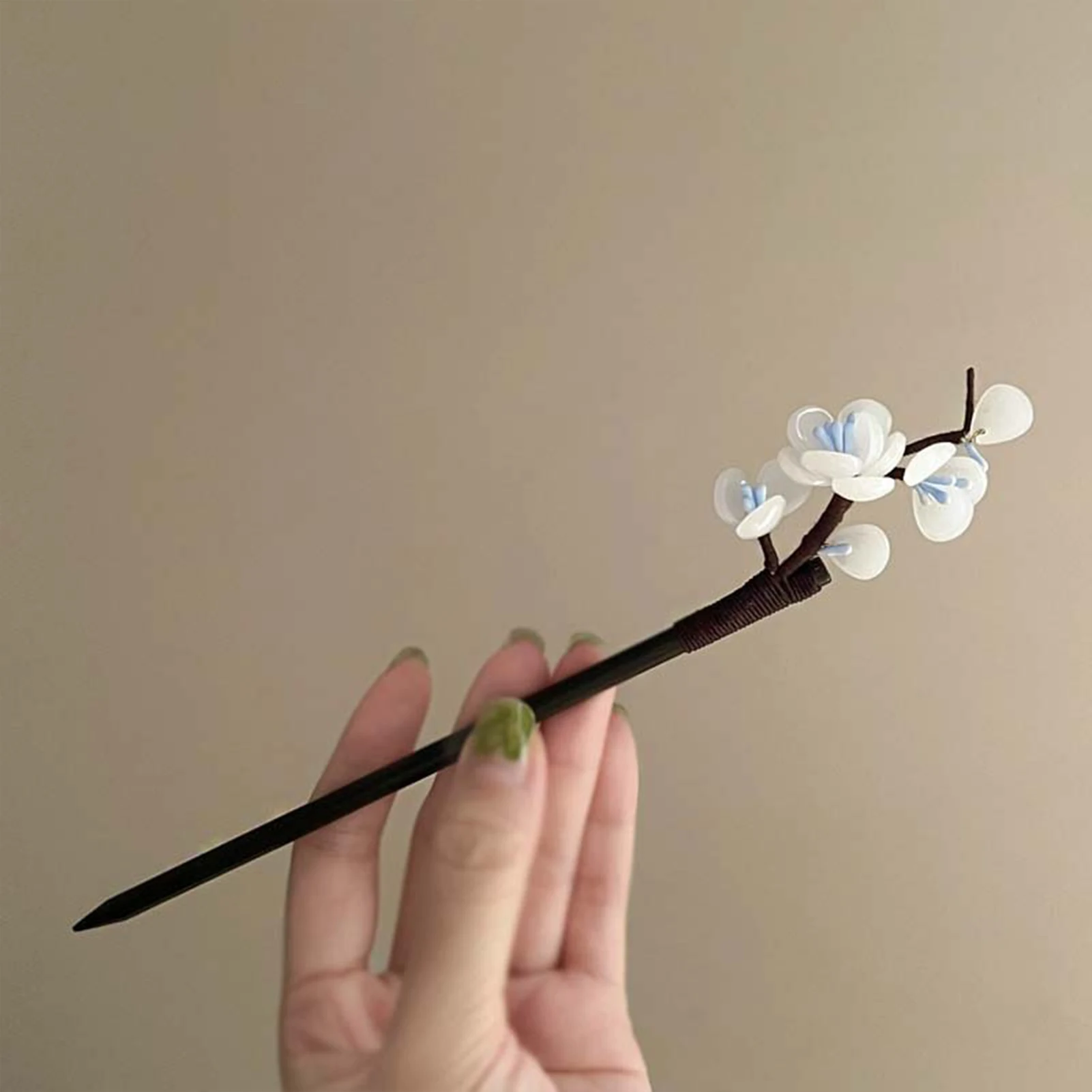 

Traditional Wooden Hair Stick Chinese Style Flower Hairpin Wedding Headdress Handmade Female Hair Jewelry Accessories Gift