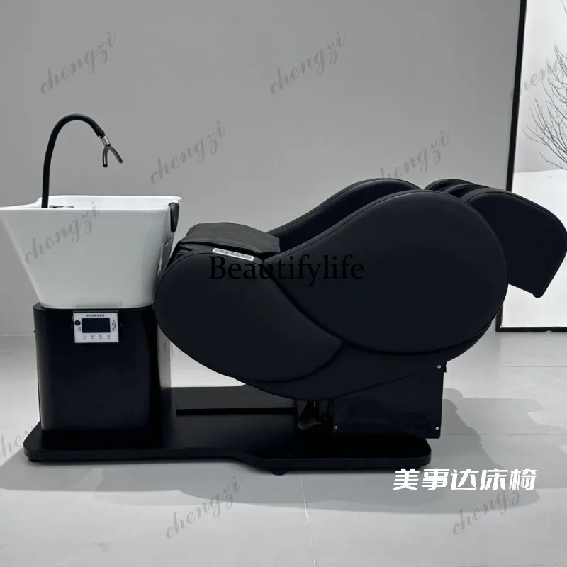 A114 hair salon special electric lift rotatable flush bed barber shop beauty salon massage shampoo bed