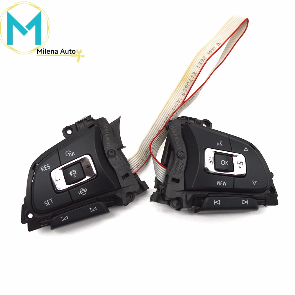 

5G0959442AB 5G0 959 442AB For VW MQB Golf MK7 Jetta Atlas Arteon Multi-Function sSeering Wheel ACC Button Adaptive Cruise Switc