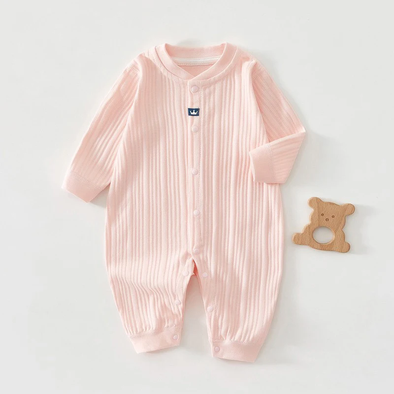 Puur katoen lente herfst Baby Rer Long Sve Home Spwear lage taille lange broek comfortabel ademend babypakje