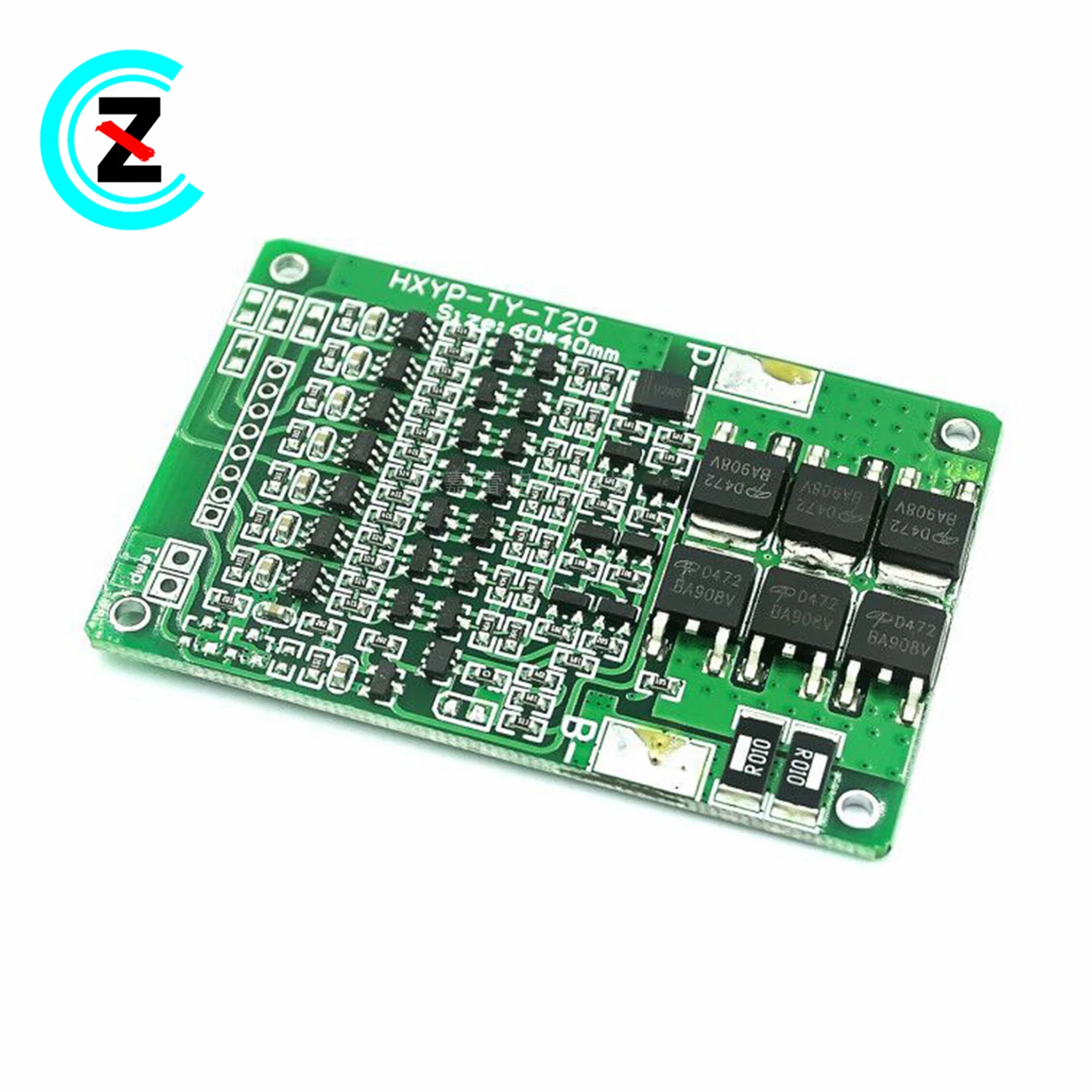 HXYP-TY-T20 7 Series 25.9V 29.4V 18650 lithium battery protection board with balanced charge and discharge 15A current limiting