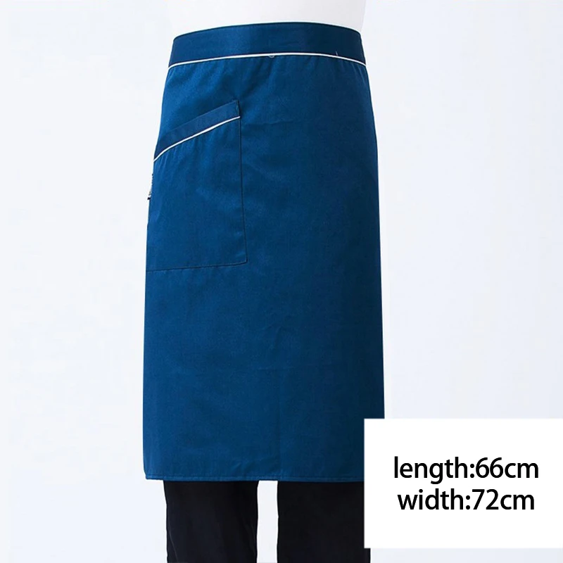 シェフエプロン ビストロキッチン クッキングベーキング ハーフエプロン ホテルウェイターエプロン レストラン 洋食レストラン ウエストエプロン