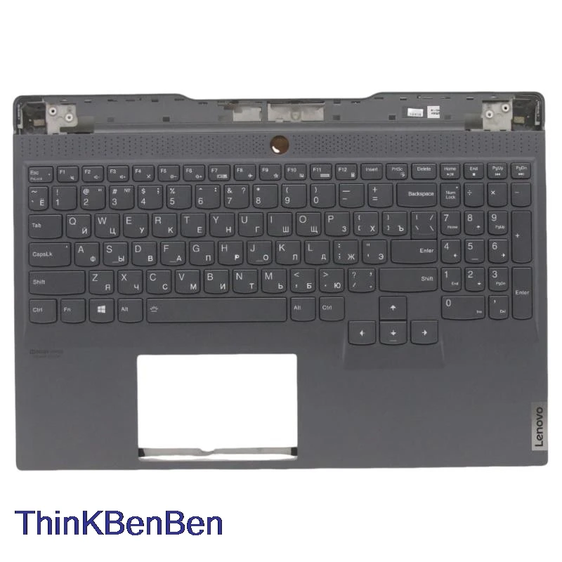 RU Russian Grey Keyboard Upper Case Palmrest Shell Cover For Lenovo Legion S7 15 15IMH5 15ARH5 Y9000X 2021 5CB1B39036