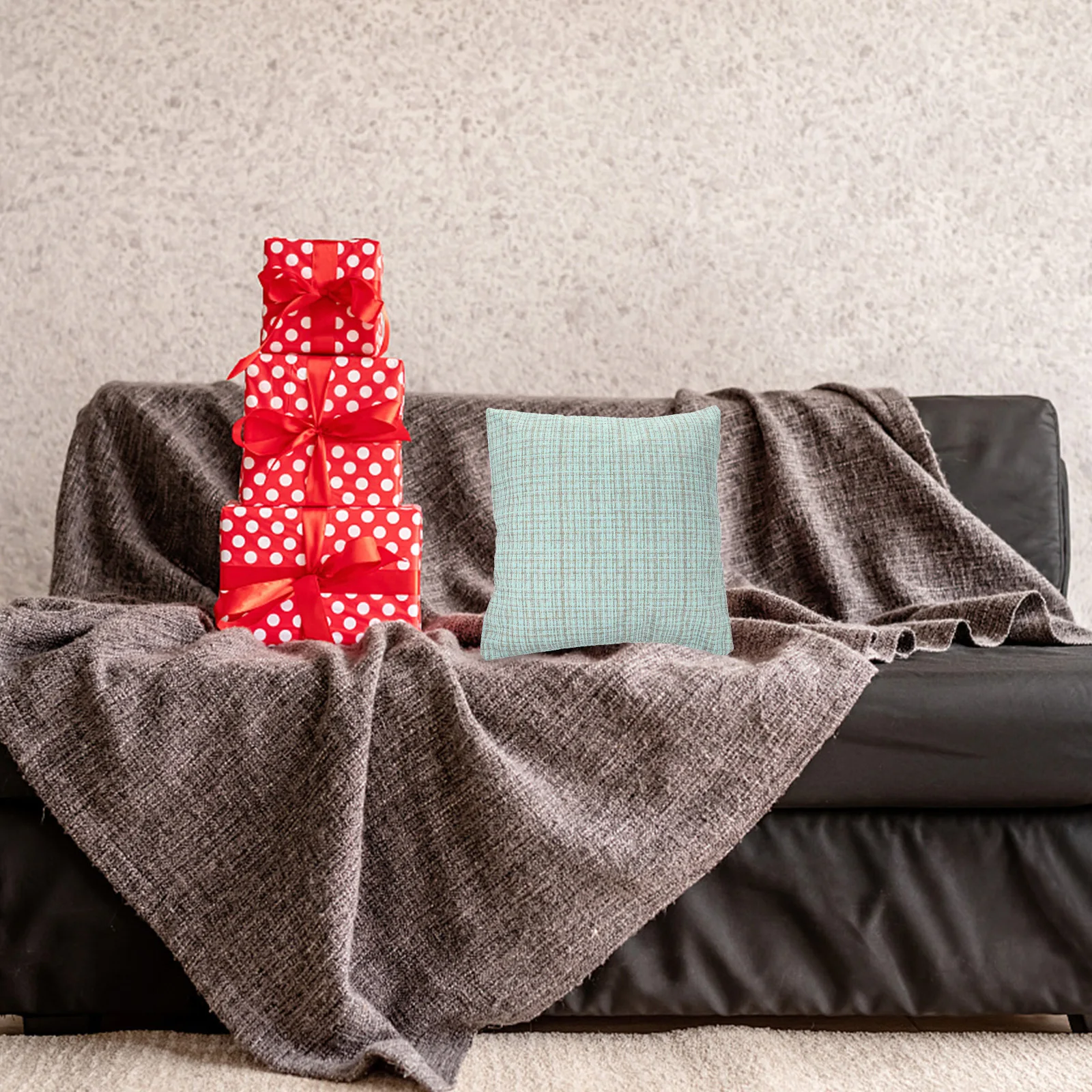 

Blue Pillow Case Covers for Couch Decorative Cushion Cover Sofa Pillowcases Protective Breathable Pillows Easy to Clean