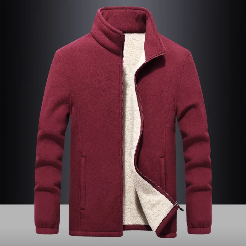 Autumn Winter Jackets Warm Men Cotton Jacket Outdoor Windproof Outerwear Thicken Male Coats Fashion Crewneck Golf Clothing
