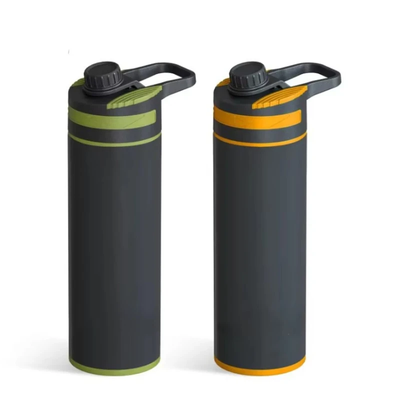 

Portable Water Filter Bottle 29oz Filter Survival Camping Hiking and Emergency Use