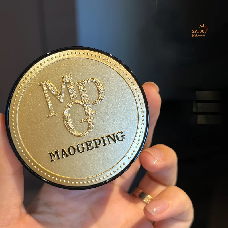 Maogeping Luxury Caviar Sunscreen Flawless Air Cushion Foundation Spf30PA+++ Long-lasting Concealer Moisture Makeup Cosmetics