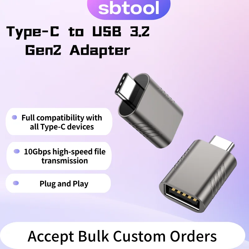 USB 3.2 to Type C OTG 10Gbps Adapter