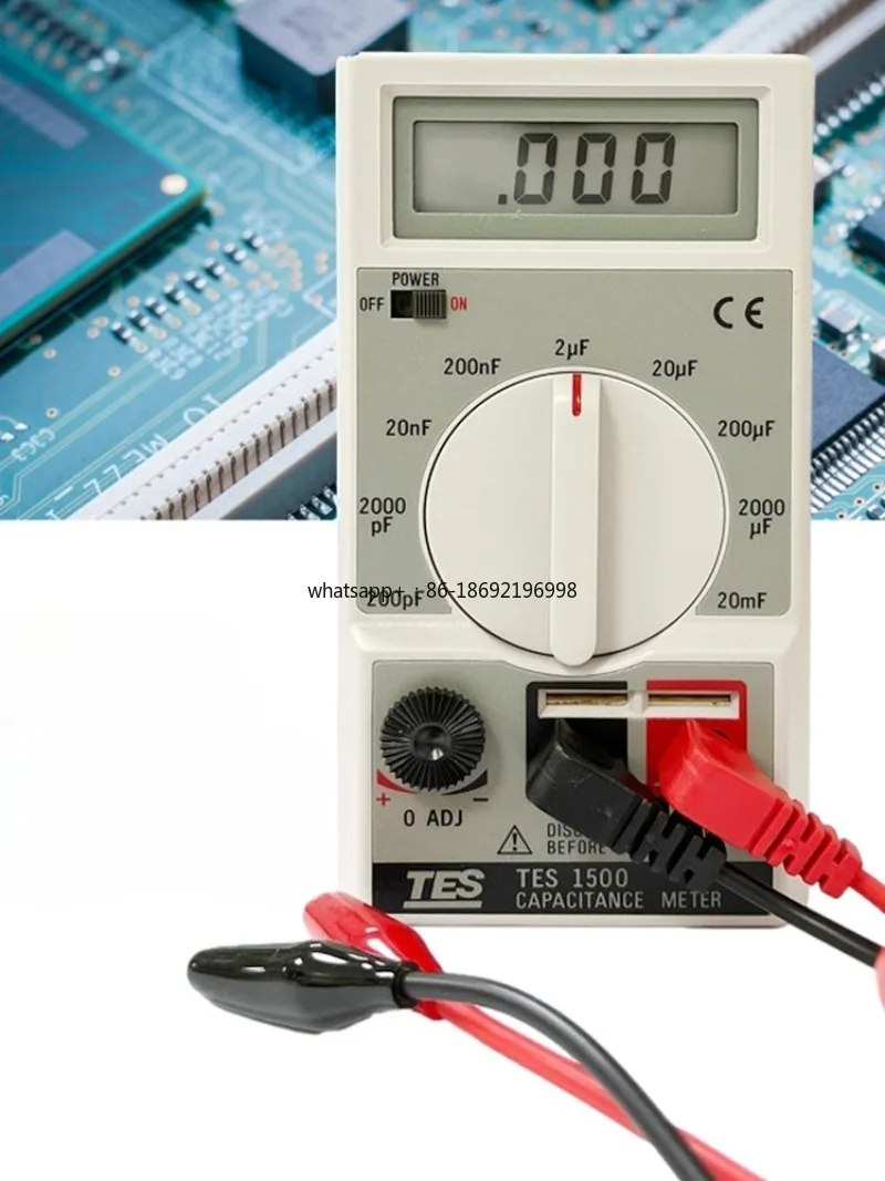 Digital Capacitance Tester for Electrician Maintenance, Dual Harmonic Integral High-precision Capacitor