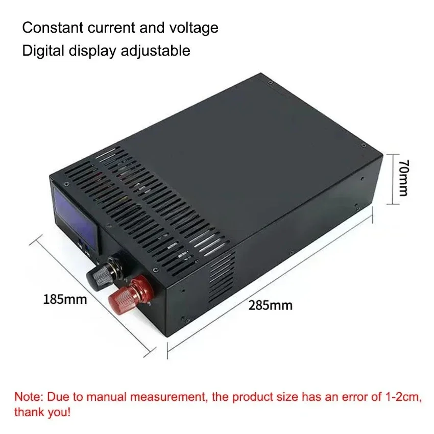3000W High Power Switching Power Supply 110/220V 12V 24V 36V 48V 60V 72V 80V Digital Display Adjustable Power Supply Accessories