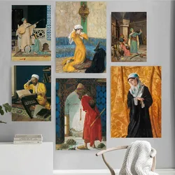 Pittura artistica Osman Hamdi Bey Poster Home Office parete camera da letto soggiorno cucina decorazione pittura