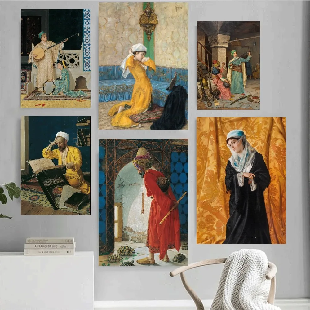 Art Painting Osman Hamdi Bey Poster Home Office Wall Bedroom Living Room Kitchen Decoration Painting