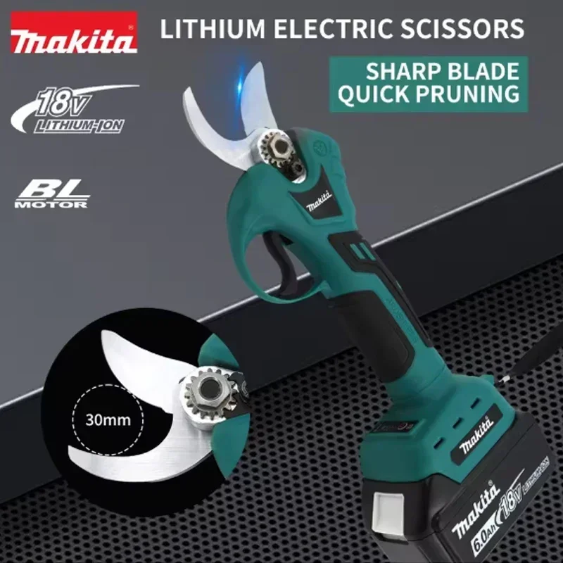 

✨Fit Makita 18v Battery Professional Cordless Electrician Scissors Pruning Shears Cutter Wireless Drills Tools Garden Prune