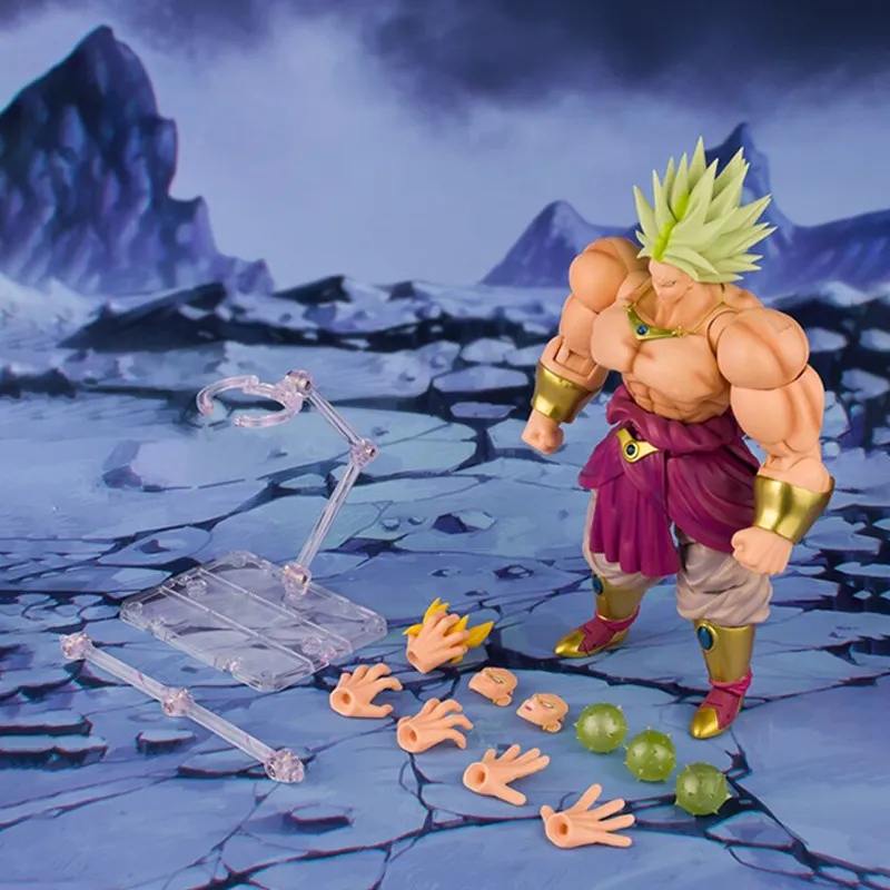 In Stock Demoniacal Fit Son Goku Broly Martialist Super Saiyan Blue Action Figure Dragon Ball Z 3.0 Figure Shf Ssj Anime Models - view 4