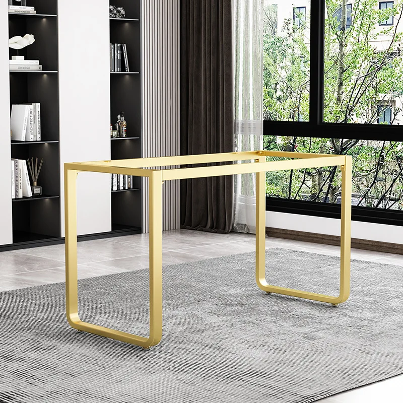 

Wrought iron curved rock slab table frame table leg bracket desk bar side foot dining table foot support base