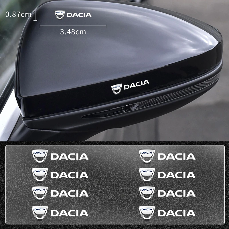 Car Stickers Dacia Dedicated- 3M Adhesive Interior Trim Decals Fit Dacia Sandero Duster Jogger Spring Logan Bigster Lodgy Dokker