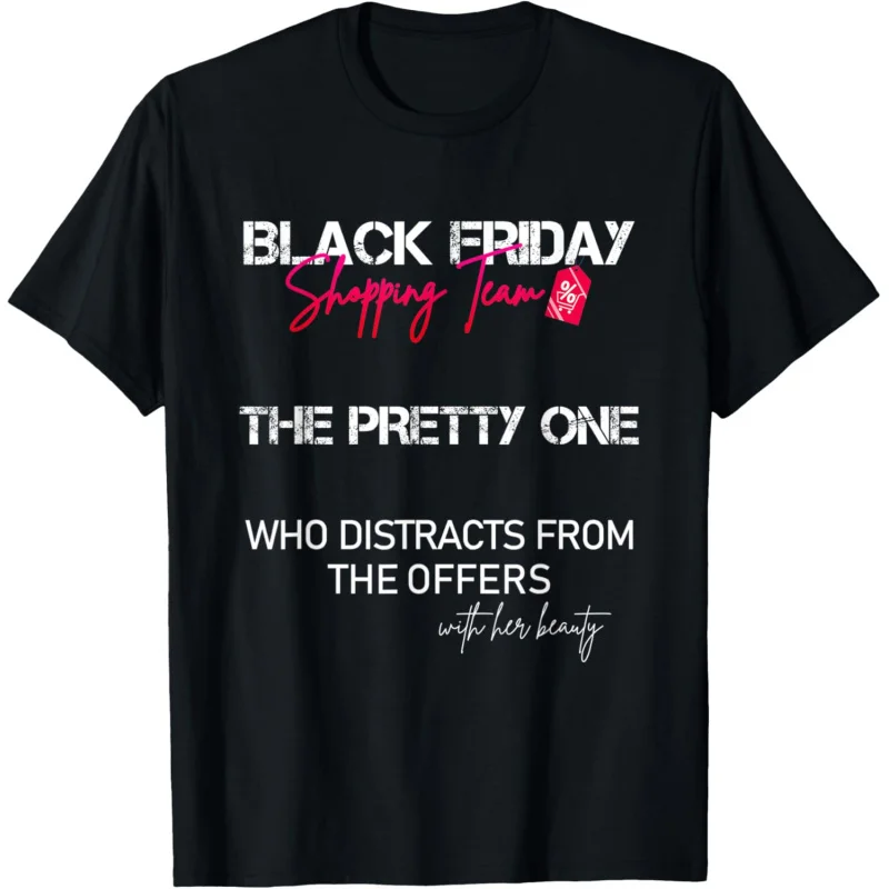 

Fun Short sleeved T-shirts for Black Friday Shopping