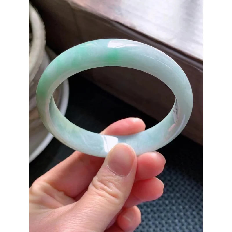 Miaoyang Green Bracelet Large Ring Mouth Retail Jewelry Jade