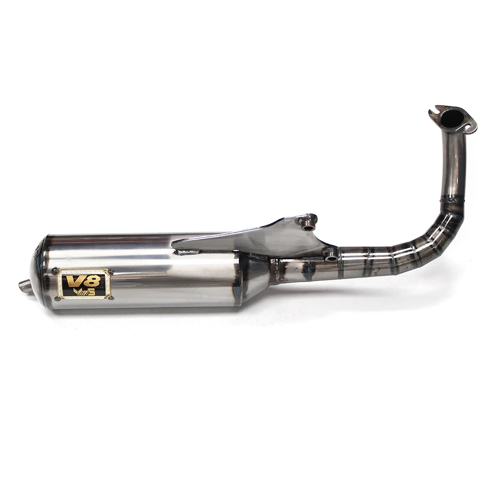 For Yamaha JOG2 JOG90 JOG50 JOG 2T EX Poche Scooter V8 Modified Racing Full Exhaust System
