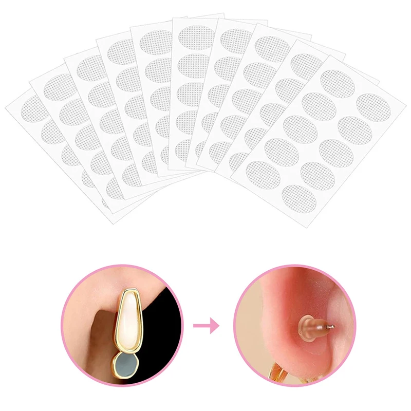 100/200 Pcs Invisible Ear Lift For Ear Lobe Support Tape Perfect For Stretched Ear Lobes And Relieve Strain From Heavy Earrings