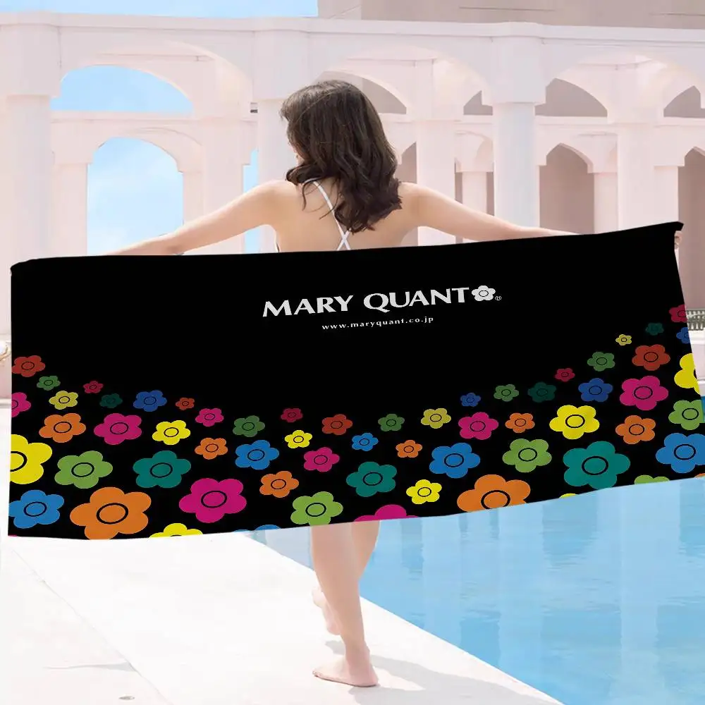 Fashion Brand M-Mary Q-Quant Bath Towel Microfiber Soft Water Absorbing Breathable For Girl Kids Decorative Cartoon Beach Towel