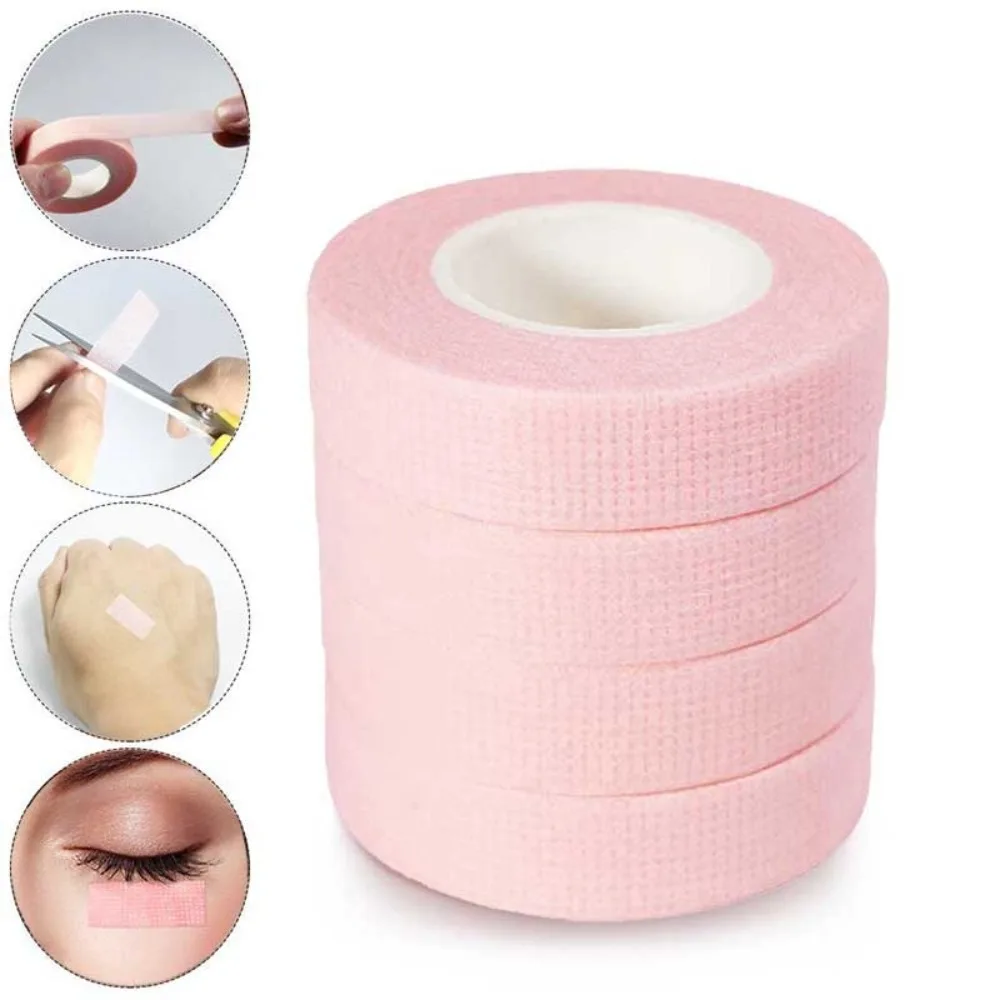 

3 Rolls Breathable Easy To Tear Medical Tape/White Silk Paper Under Patches Eyelash Extension Supply Eyelash Extension Tape