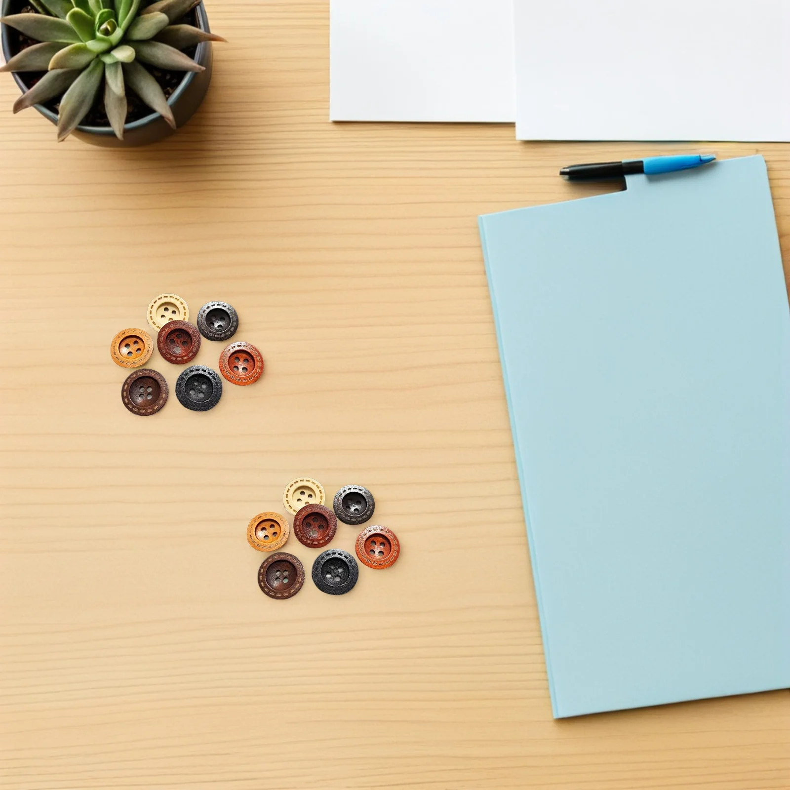 

40 шт., деревянные кнопки, винтажные декоративные кнопки для большого пальца, круглые кнопки с плоской головкой для пробковых досок, бюллетень, офис, класс