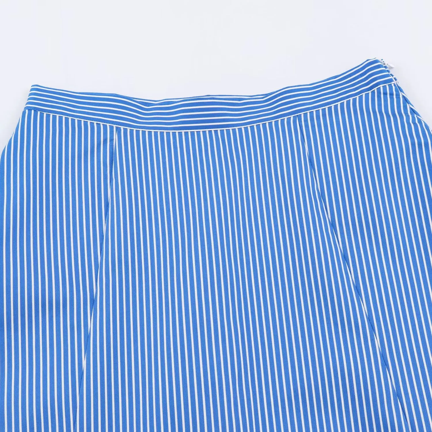 JNLEAOG Summer New Women's Fashion Stripe Design Cowl Neck Skirt Versatile Stylish French Style Polyester Fiber Casual Wear