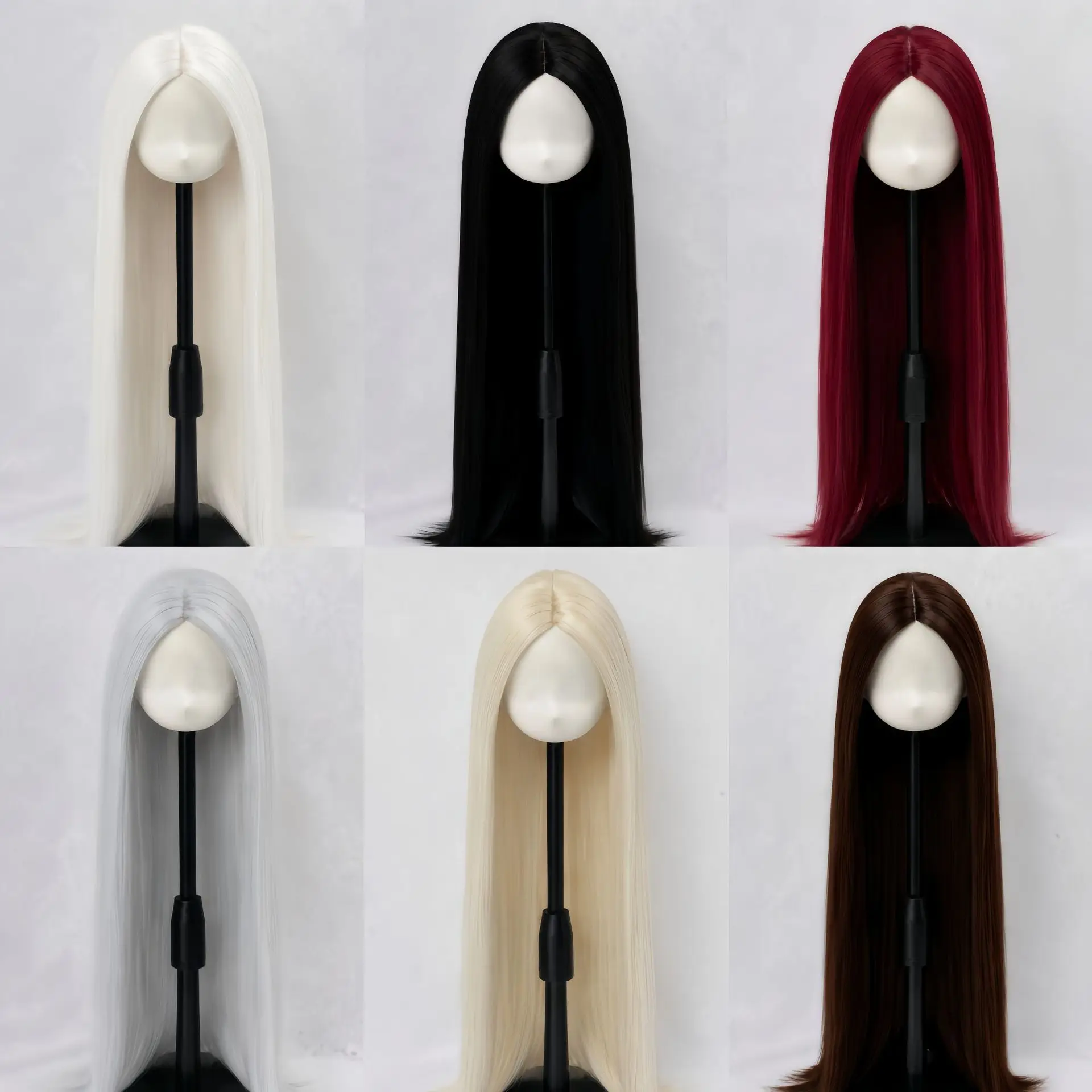 （customization 30day） 1/3 1/4 1/6 Doll's Wig for 60/45/30cm Bjd Doll  Hair Toys Ancient Style wig Doll Accessories No Doll