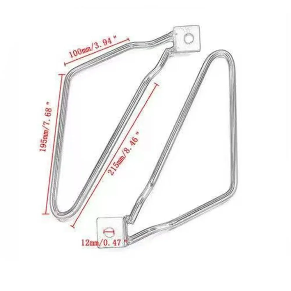 New Motorcycle Fit Voge 300AC AC300 Black Metal Saddle Bag Support Bars Mount Bracket For VOGE 300AC 300 AC