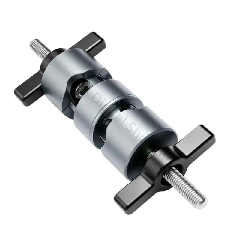 96BA Zweigelenk-Monitorlicht-Kamera-Stangenklemmhalterung, Metallhalterung mit Feststellknöpfen für 10-mm-15-mm-Stangensysteme – Detail 7
