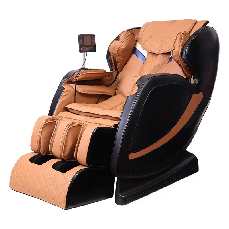 Factory Direct Luxury Full Body Leather 4D Massage Chair Electric Shiatsu Vibrating Airbags Zero Gravity Portable Neck Foot