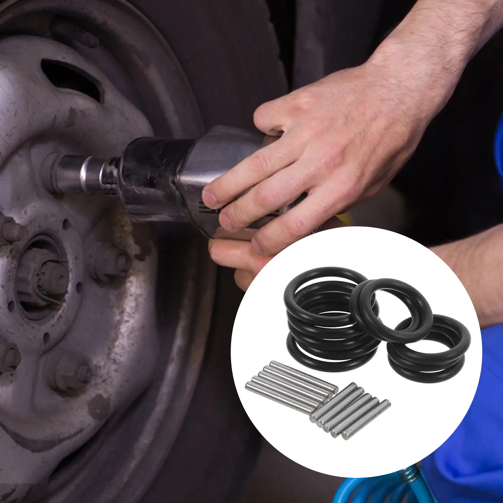 

10 комплектов уплотнительных колец для электрических гайковертов, черные резиновые прокладки для пневматических гайковертов, для авторемонта, сантехники и домашнего ремонта