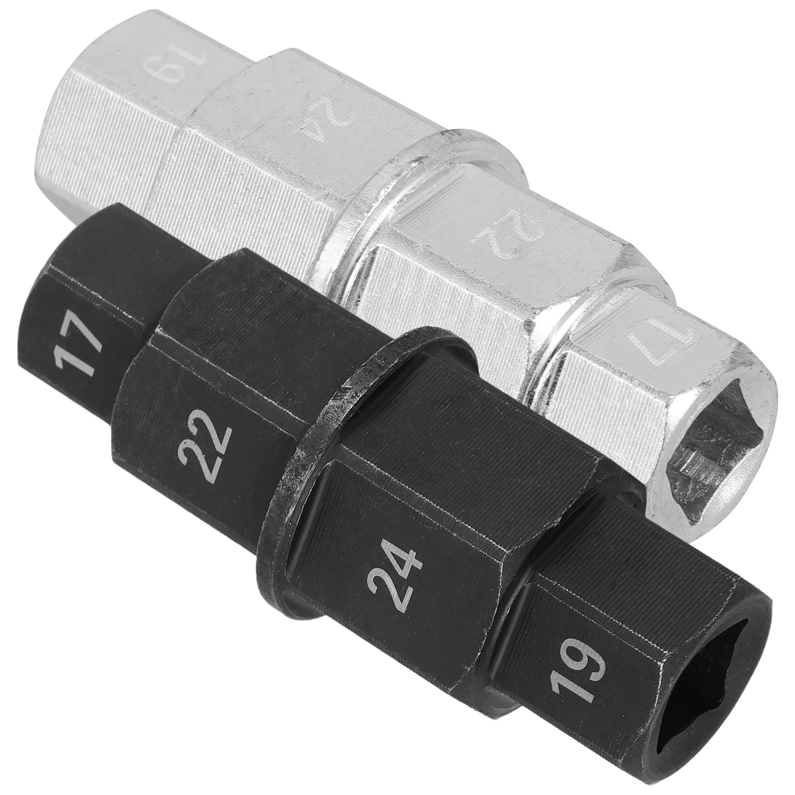 

2Pcs Motorcycle Front Wheel Spindle Removal Socket Adapter Hex Axle Tool Universal Durable Motorcycle Axle Removal Tool