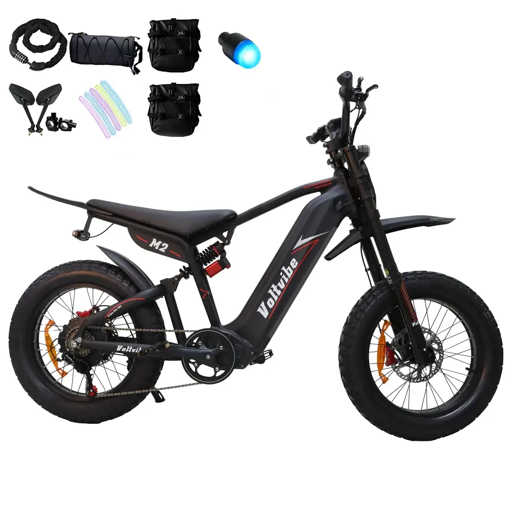 BAOLUJIE M2 2000W Moto E-Bike,Adult Electric Bike，60V25AH Battery，Electric Motorbicycle,Max Speed 45 MPH,UL2849【1 Year Warranty】