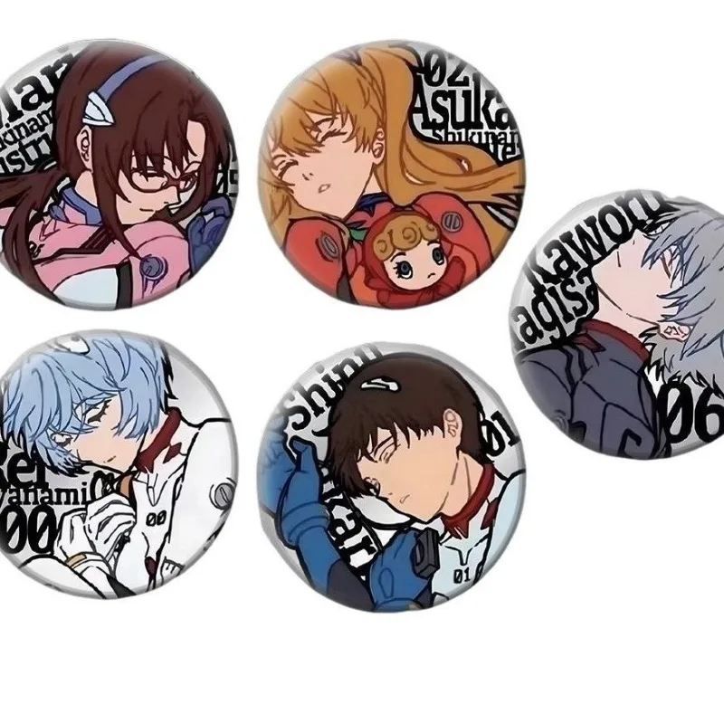 NEON GENESIS EVANGELION Broche Cosplay Niko y... Broches para Mujer Nagisa Kaworu Joyería de Moda Ikari Shinji Accesorios