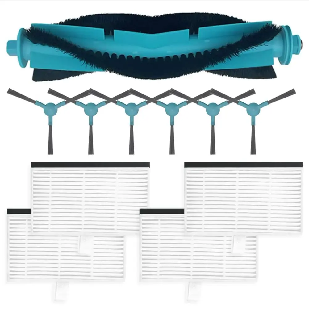 

1 комплект основных и боковых щеток, фильтров для робота-пылесоса Ultenic D10, аксессуары, товары для дома, запасные части для уборки