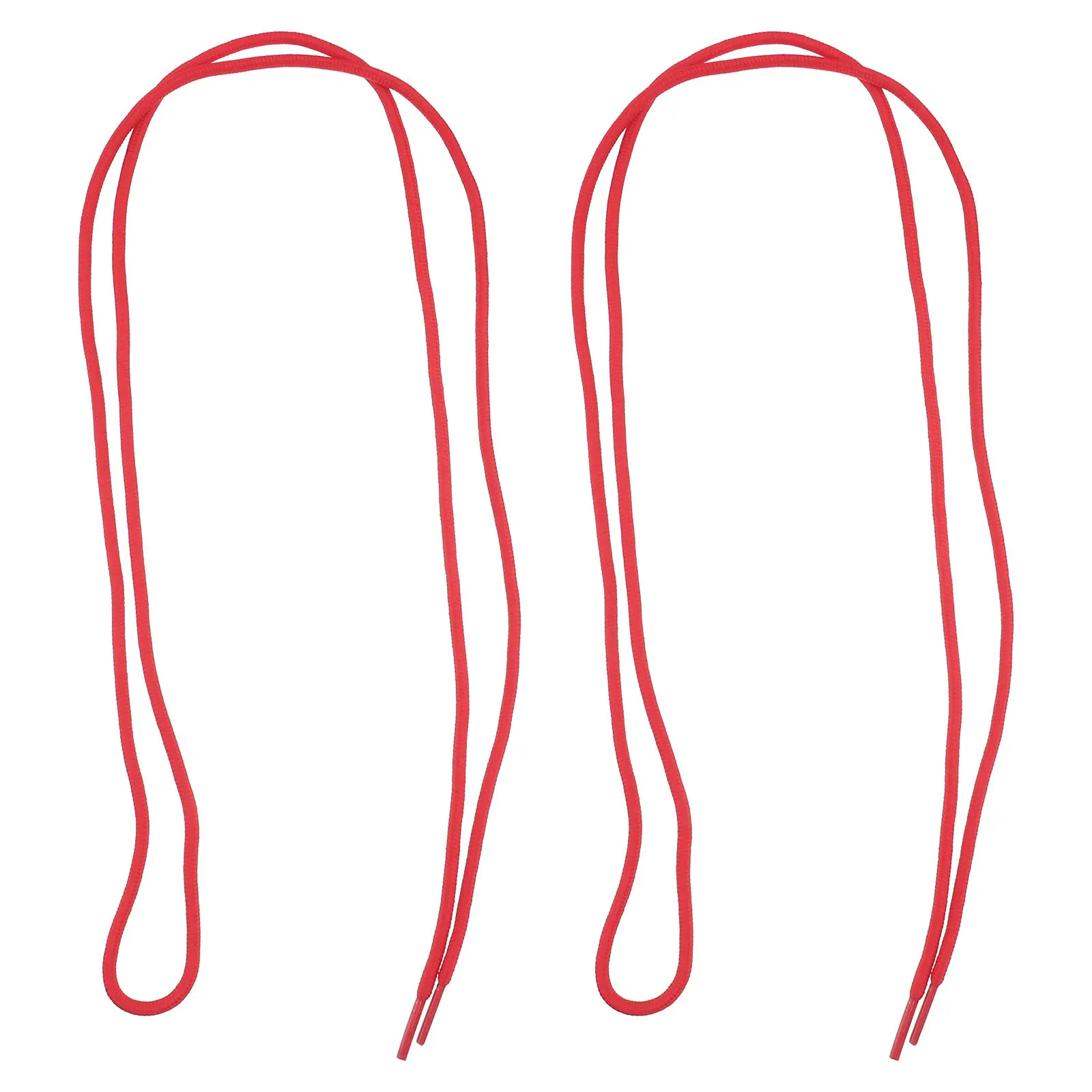 زوج واحد من ربطات الأحذية المسطحة المستديرة، مادة البوليستر، للاستخدام طويل الأمد، أحذية كاجوال، أربطة زخرفية، اختيار عملي للهدايا