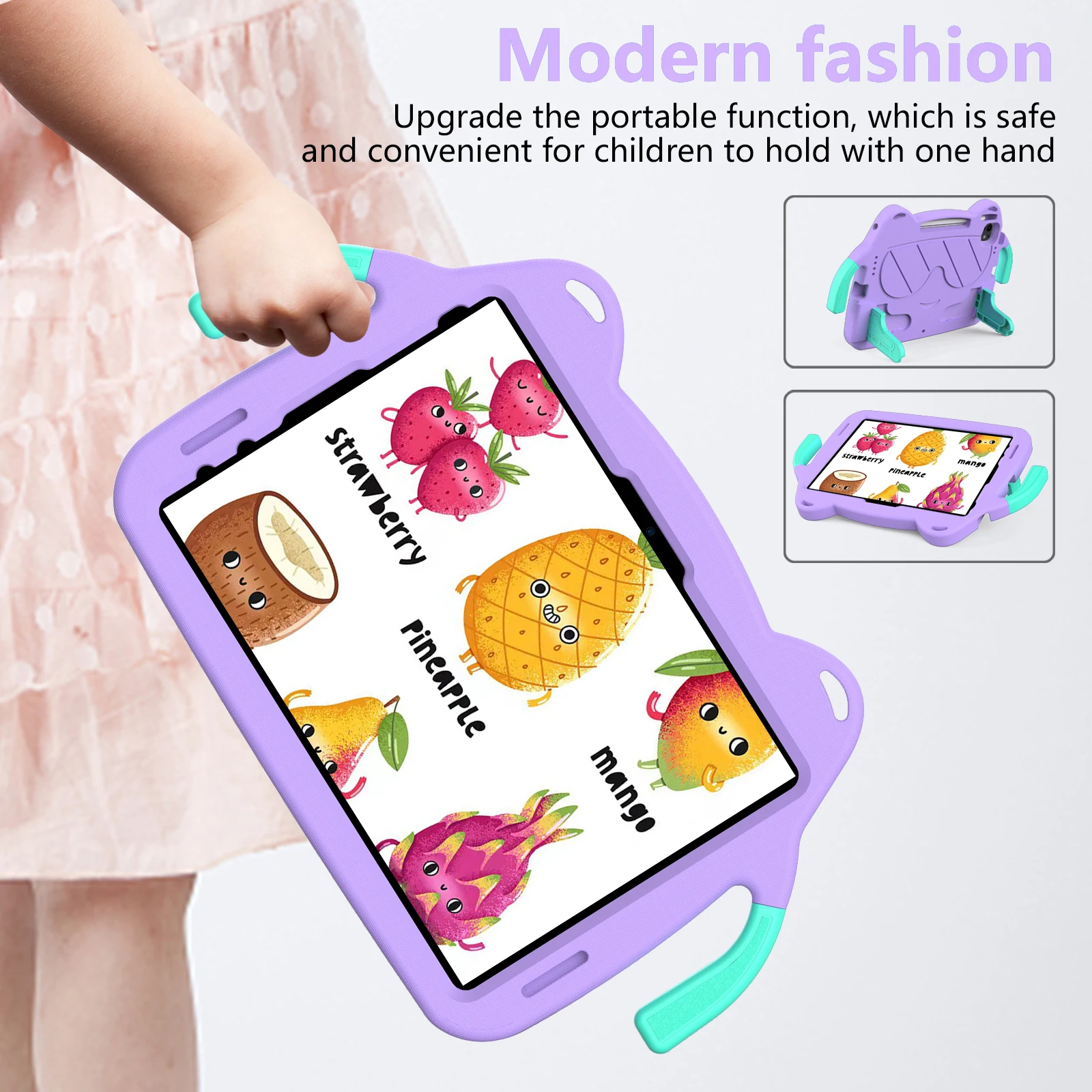 For iPad Air 11 2026 2025 2024 Pro 11 2024  2022 2021 2020 Tablet Case Kids Cover Shockproof  Stand Shell with Rear Kickstand