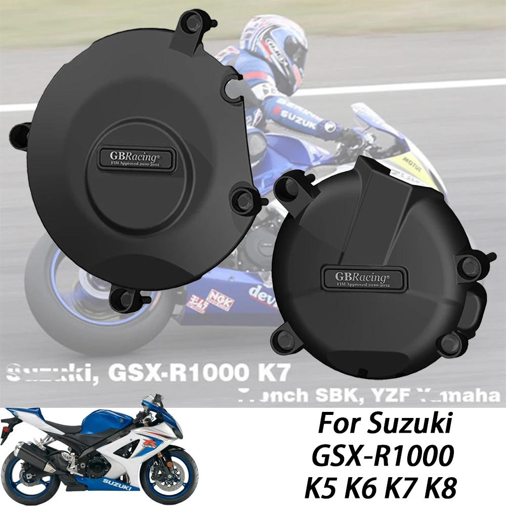 

Motorcycles Engine cover Protection case for case GB Racing For Suzuki GSX-R1000 GSXR1000 K5 K6 K7 K8 Engine Covers Protectors