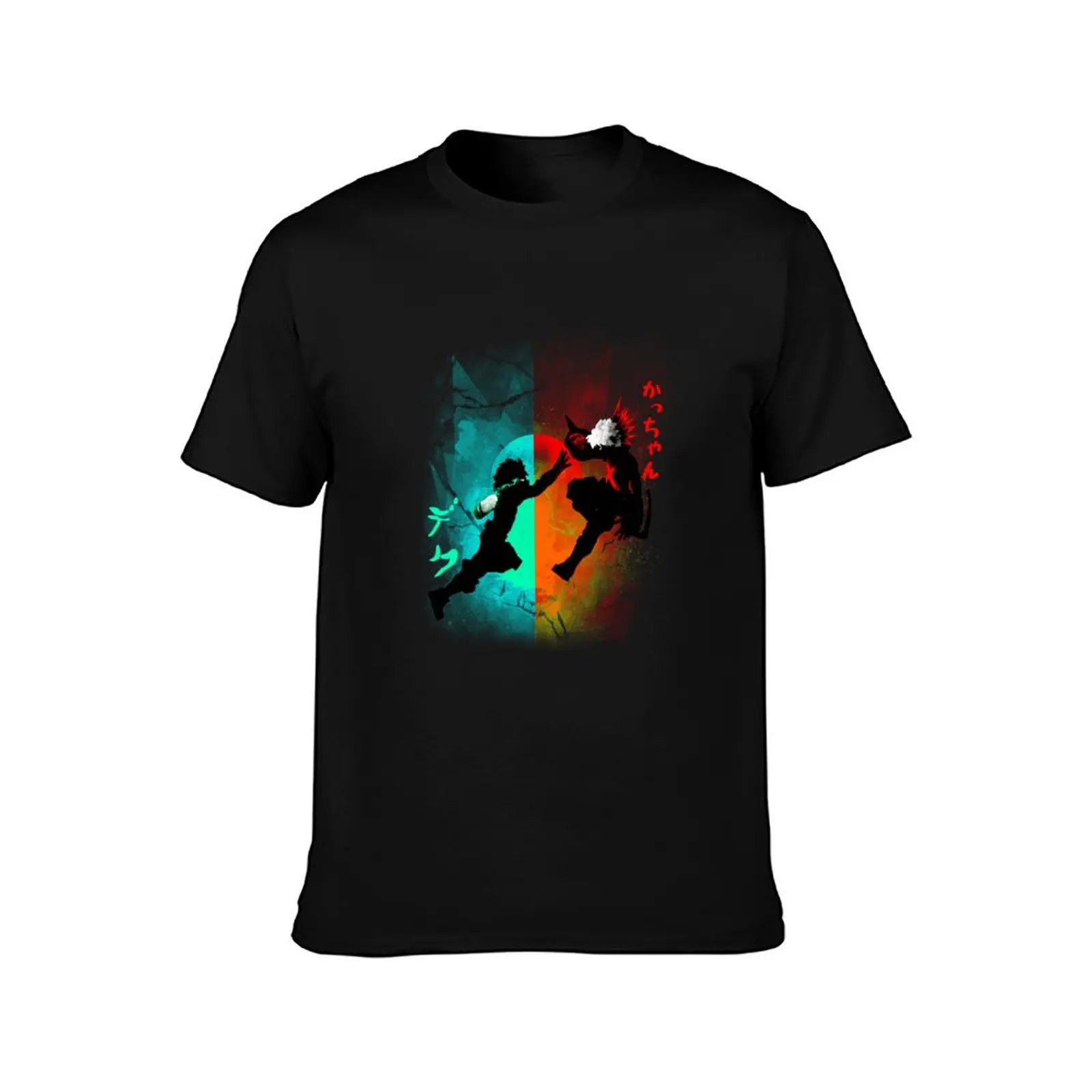 Eternal Rivals T-Shirt Summer Casual Cotton Tee Oversized Streetwear Tops Vintage Graphic Print Loose Fit Short Sleeve