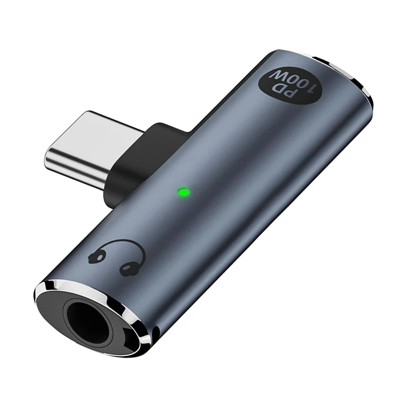 

A56G-USB C To Audio Jack Adapter With 100W Fast Charging,2-In-1 USB C To 3.5Mm Female Headphone For Type C Interface Series