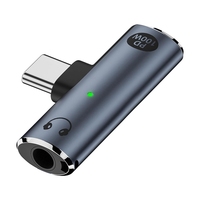 A56G-USB C To Audio Jack Adapter With 100W Fast Charging,2-In-1 USB C To 3.5Mm Female Headphone For Type C Interface Series