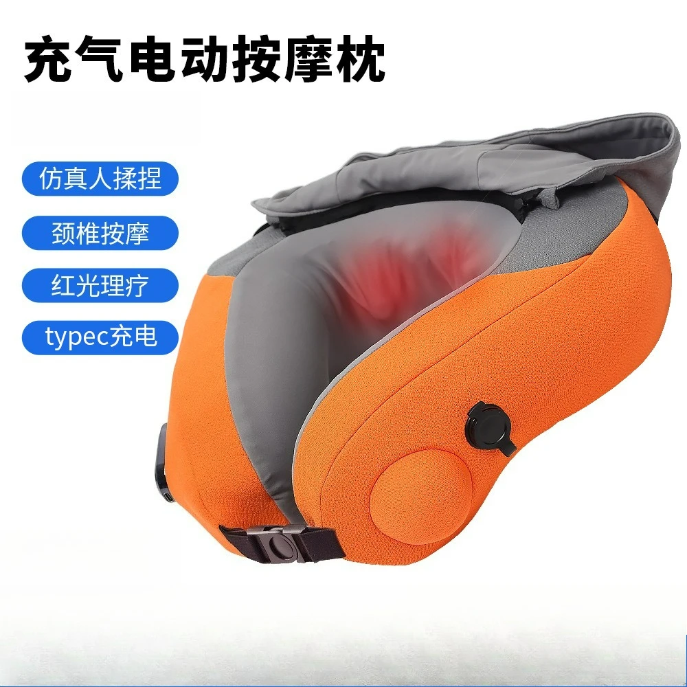 

Customizable Multifunctional Electric U-Shaped Neck Massage Pillow Travel Car Home Cervical Massager Intelligent Massager