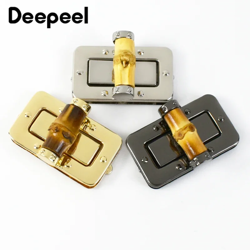 

1/2/5Pcs Deepeel 25/33mm Metal Turn Twist Lock Buckle Bags Bamboo Closure Clasp Handbag Purse Latch Luggage Hardware Accessories