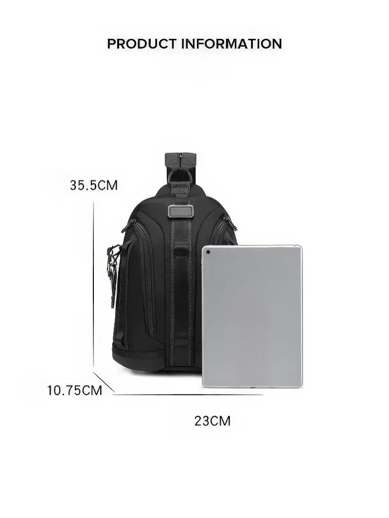 Zaino da uomo in nylon per viaggi e tempo libero 232743