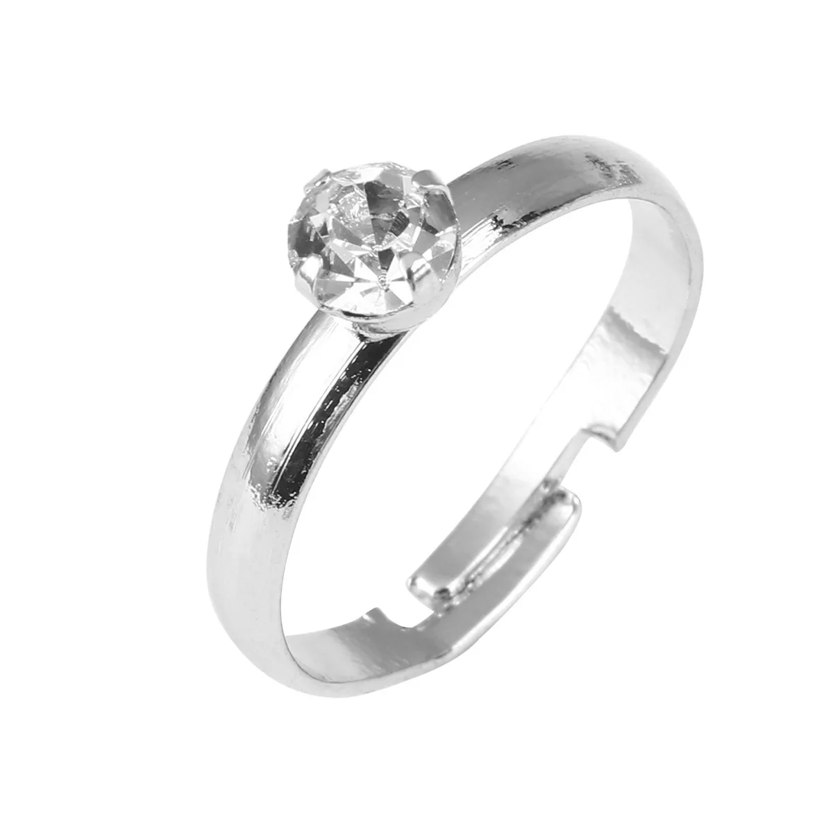 

72Pcs Silver Adjustable New Bride Rings Wedding Decorations Favor Accents Table Scatters Cake Toppers Party Supplies